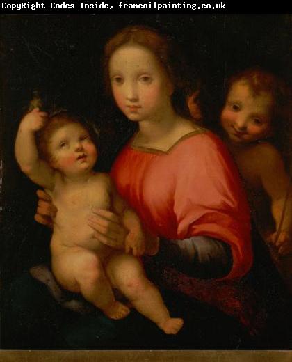 Andrea del Sarto Maria mit Kind und Johannesknaben